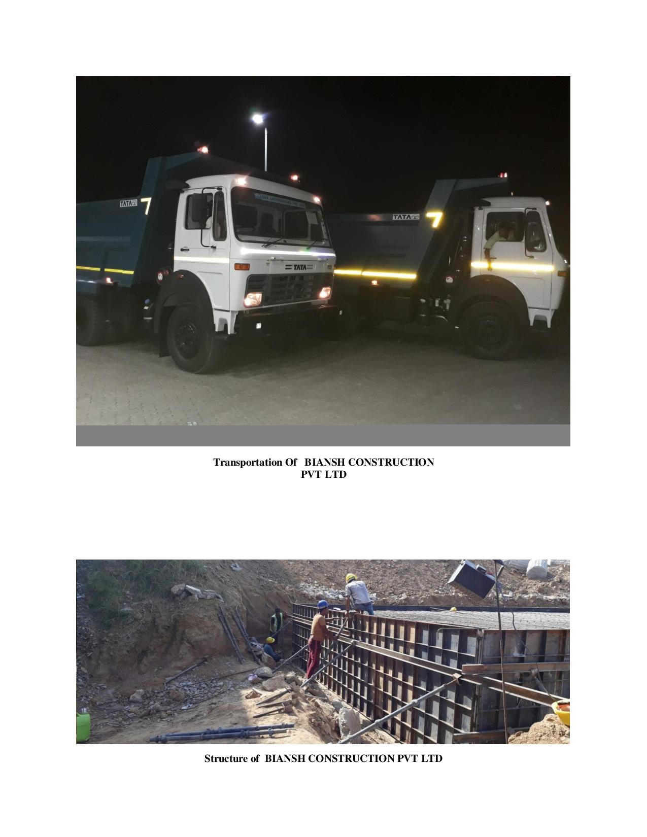 Profile of Biansh Construction Pvt. Ltd.